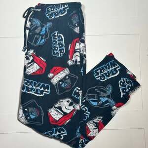 Men’s Star Wars Darth Vader & Stormtrooper Fleece Pajama Pants Size Medium